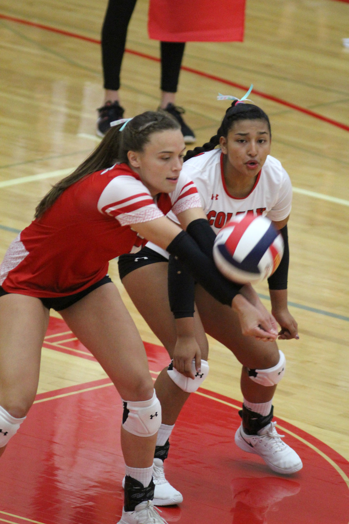 Cameron at Colfax volleyball regionals 10-24-19